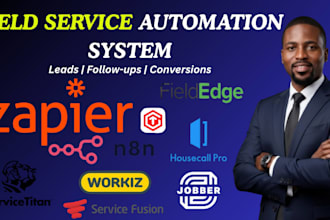n8n servicetitan fieldedge housecall pro jobber servicefusion workiz thermogrid