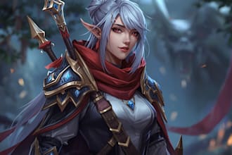 draw your fantasy character