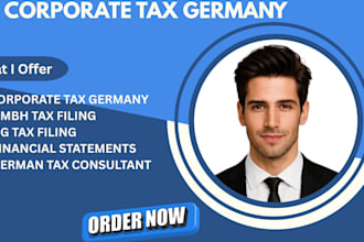 do corporate tax germany, gmbh tax, filing financial statements