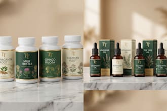design fda nafdac compliant product labels for food, skincare, supplement, vial
