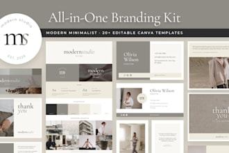 design professional corporate brand guideline brand identity brand manual