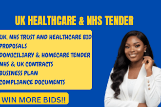 write UK domiciliary care and homecare tender, nhs supported living bid proposal