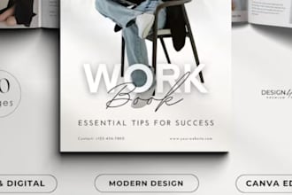 create eye catching ebook and workbook designs in canva