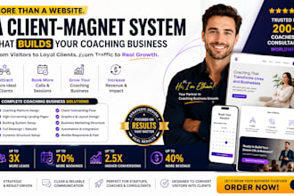 design coaching website for life coach business growth