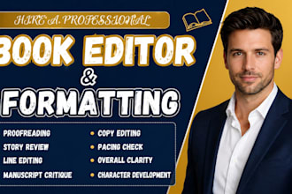 edit, proofread, format self help, literary fiction novel, amazon publishing