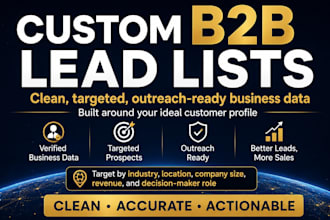 build targeted b2b prospect lists