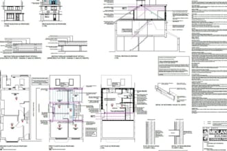do building reg drawings and structural report loft conversion, extension UK