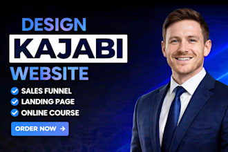 design kajabi website kajabi online course landing page sales funnel expert