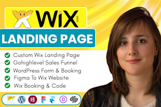 design wix website, redesign wix landing page ecommerce online store wix studio