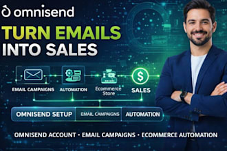 setup omnisend account email campaign and automation to increase ecommerce sales
