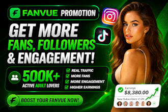 do fanvue promotion, fanvue management