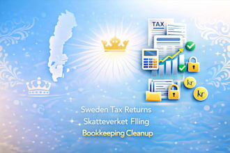 file your sweden tax return and skatteverket filing with bookkeeping cleanup