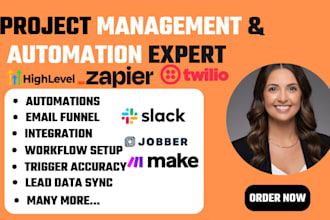 hubspot zapier automation gohighlevel jobber twilio slack integration make
