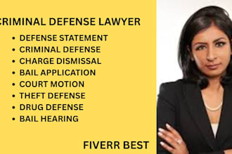 handle criminal defense cases, theft charges, drug charges and bail applications