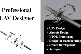 design uav drone, vtol aircraft, and aerospace systems with cfd analysis