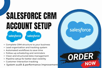 setup salesforce crm account setup with integration