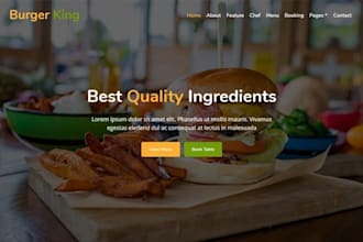 create restaurant website menu booking website squarespace food website