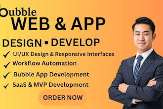 design bubble website, zapier automation bubble developer