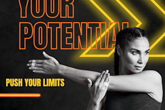 design a professional and clean minimalist flyer