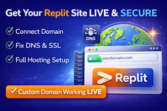 setup replit domain dns SSL fix replit hosting integration and connect domain