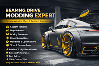 develop beamng drive and assetto corsa custom mods