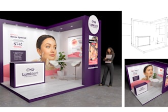 design trade show booth backdrop banner exhibition display, flag, rollup banner