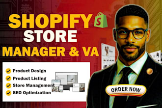 be shopify manager shopify virtual assistant shopify pod store manager for sales
