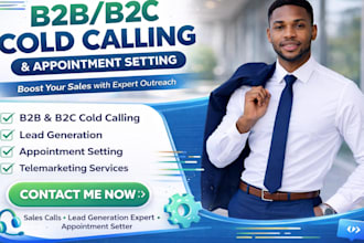 b2b cold calling c2c setting telemarketing and cold calling appointment