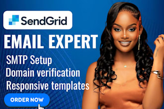 setup sendgrid email marketing, email campaigns, SMTP, and email automation