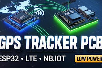 design low power esp32 gps smartwatch tracker pcb for wearable and iot devices