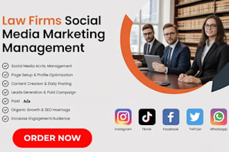 be your law firm social media marketing manager for attorneys lawyers