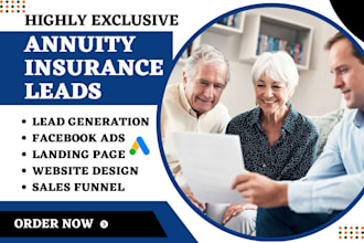 generate annuity leads insurance leads retirement planning life insurance leads