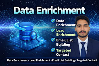 do data enrichment, contact list enrichment, and data mining