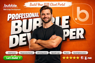 fix bugs in your bubble io web app and bubble saas, as nocode bubble developer