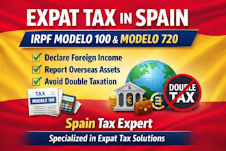 prepare expat tax spain declare foreign income modelo 720 assets irpf modelo