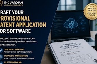 draft your provisional patent application for software