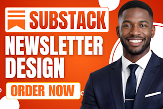 setup substack newsletter design substack post design substack website design