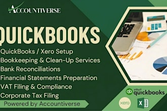 do quickbooks online bookkeeping cleanup and catch up for tax ready books