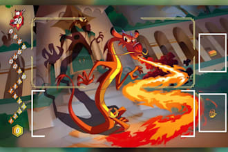 design premium custom playmat and board game design tccg, anime, fantasy artwork