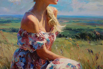 oil painting portrait and illustrations