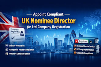appoint compliant UK nominee director for ltd company registration