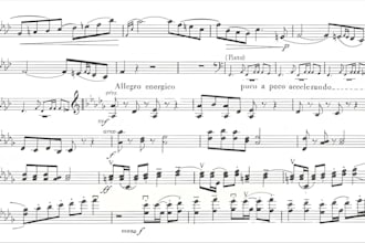transcribe any song to piano sheet music and accurate notation