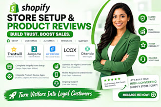 setup shopify app product review trustwill judge me air review loox okendo