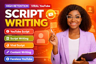 write engaing storytelling script for youtube automation