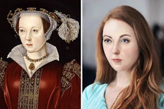 create custom royal portrait from photo