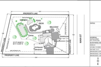 create land subdivisions and site plans with autocad layouts architectural plan