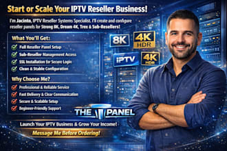 create reseller account for strong 8k, dream 4k, trex, sub reseller opt, SSL