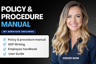write policy and procedure manual for home care agency, help you with survey