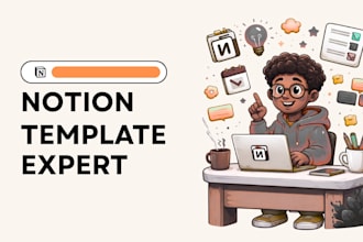 design customized notion template notion dashboard website notion consultant