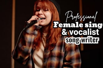 female vocalist pop singer rnb singer edm topliner female singer
